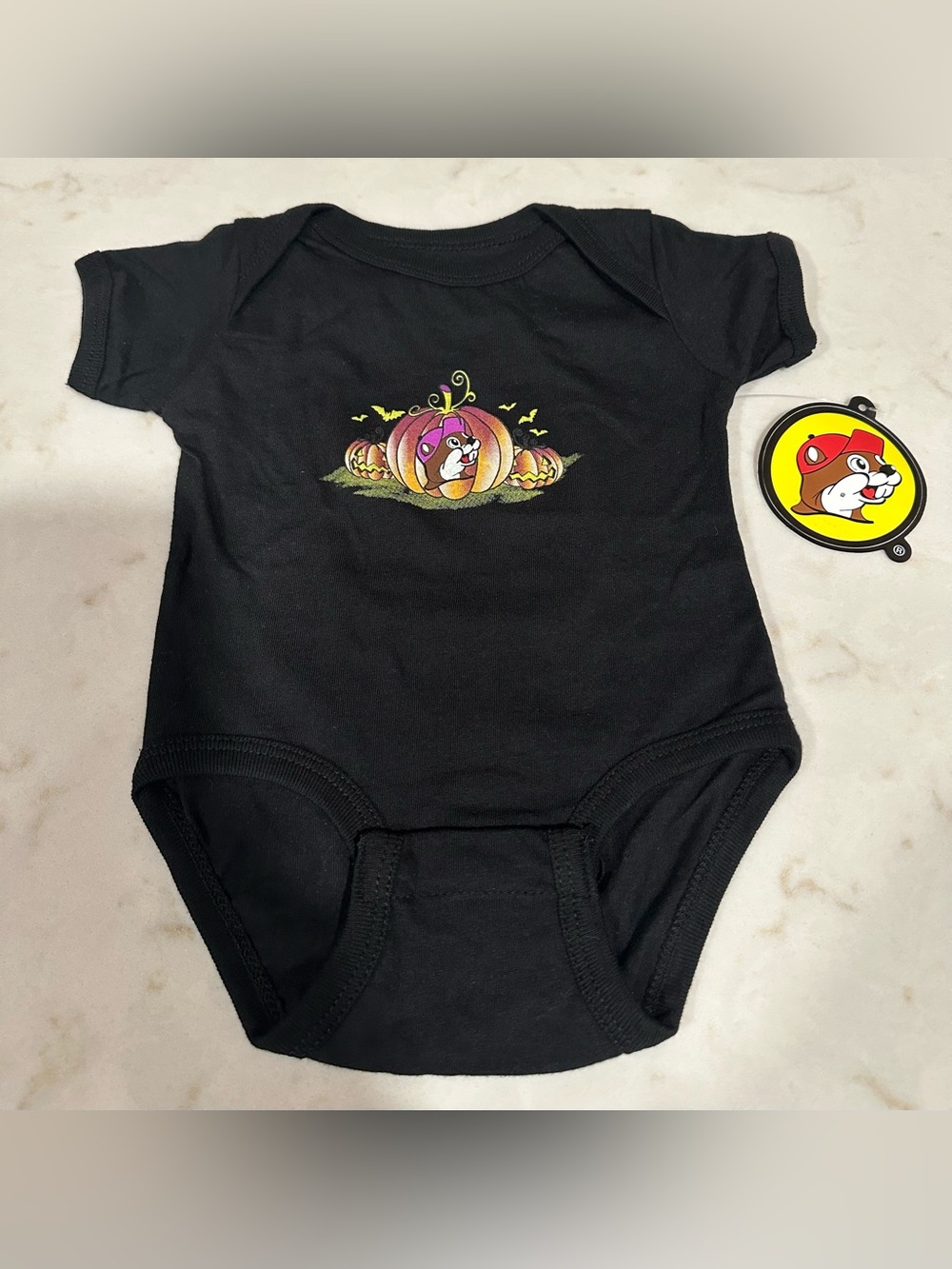 Buc-ee’s Halloween Baby Bodysuit 6M